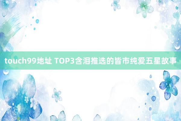 touch99地址 TOP3含泪推选的皆市纯爱五星故事