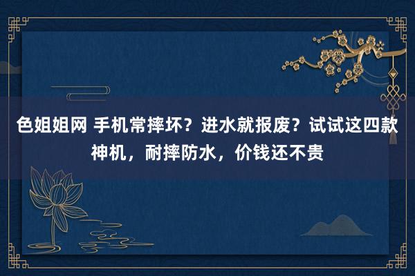 色姐姐网 手机常摔坏？进水就报废？试试这四款神机，耐摔防水，价钱还不贵