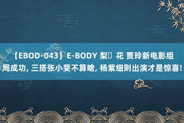 【EBOD-043】E-BODY 梨々花 贾玲新电影组局成功, 三搭张小斐不算啥, 杨紫细则出演才是惊喜!