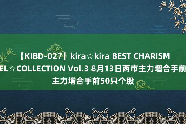 【KIBD-027】kira☆kira BEST CHARISMA☆MODEL☆COLLECTION Vol.3 8月13日两市主力增合手前50只个股