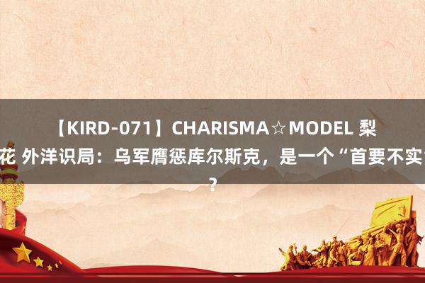 【KIRD-071】CHARISMA☆MODEL 梨々花 外洋识局：乌军膺惩库尔斯克，是一个“首要不实”？