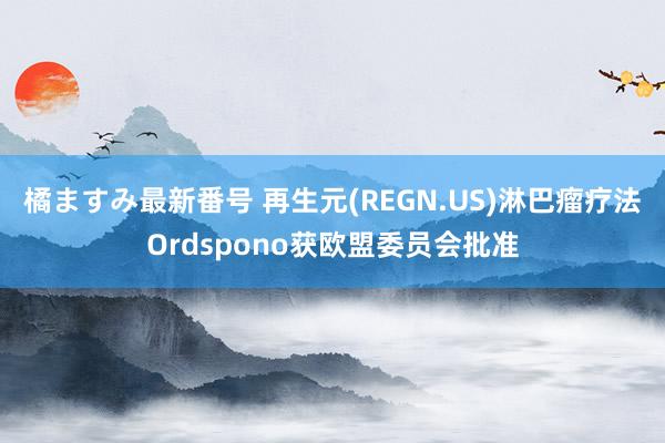 橘ますみ最新番号 再生元(REGN.US)淋巴瘤疗法Ordspono获欧盟委员会批准